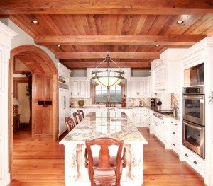 Antique heart pine flooring, reclaimed wood, reclaimed wood flooring, reclaimed heart pine flooring, reclaimed chestnut beams, antique chestnut box beams, antique chestnut wall paneling, reclaimed chestnut, custom millwork, chestnut walkway, arched walkway