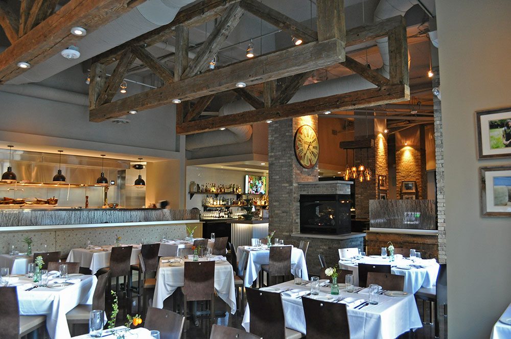 Reclaimed Barn Trusses, Dogwood Southern Table & Bar, Charlotte NC