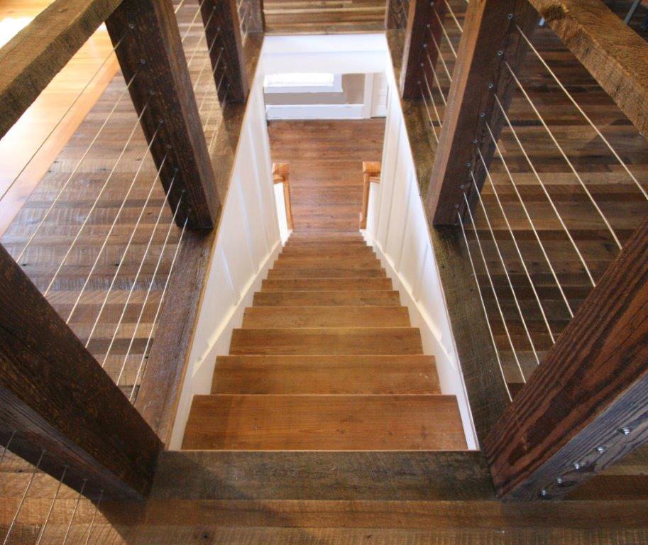 Antique Heart Pine Newell Posts, Antique Heart Pine Stair Treads