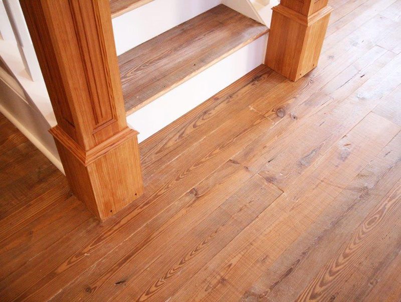 Antique Heart Pine Newell Posts & Stair Treads