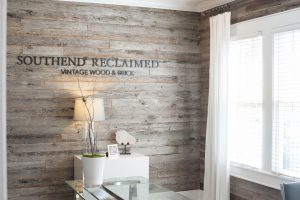Grey Barnsiding Accent Wall