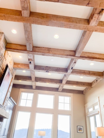 Antique Reclaimed Hand Hewn Timberframing