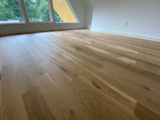 New White Oak Flooring with Loba Invisible Finish
