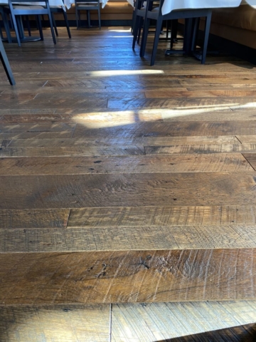 Original Face Reclaimed Oak Prefinished Engineered Flooring - Epic Chophouse