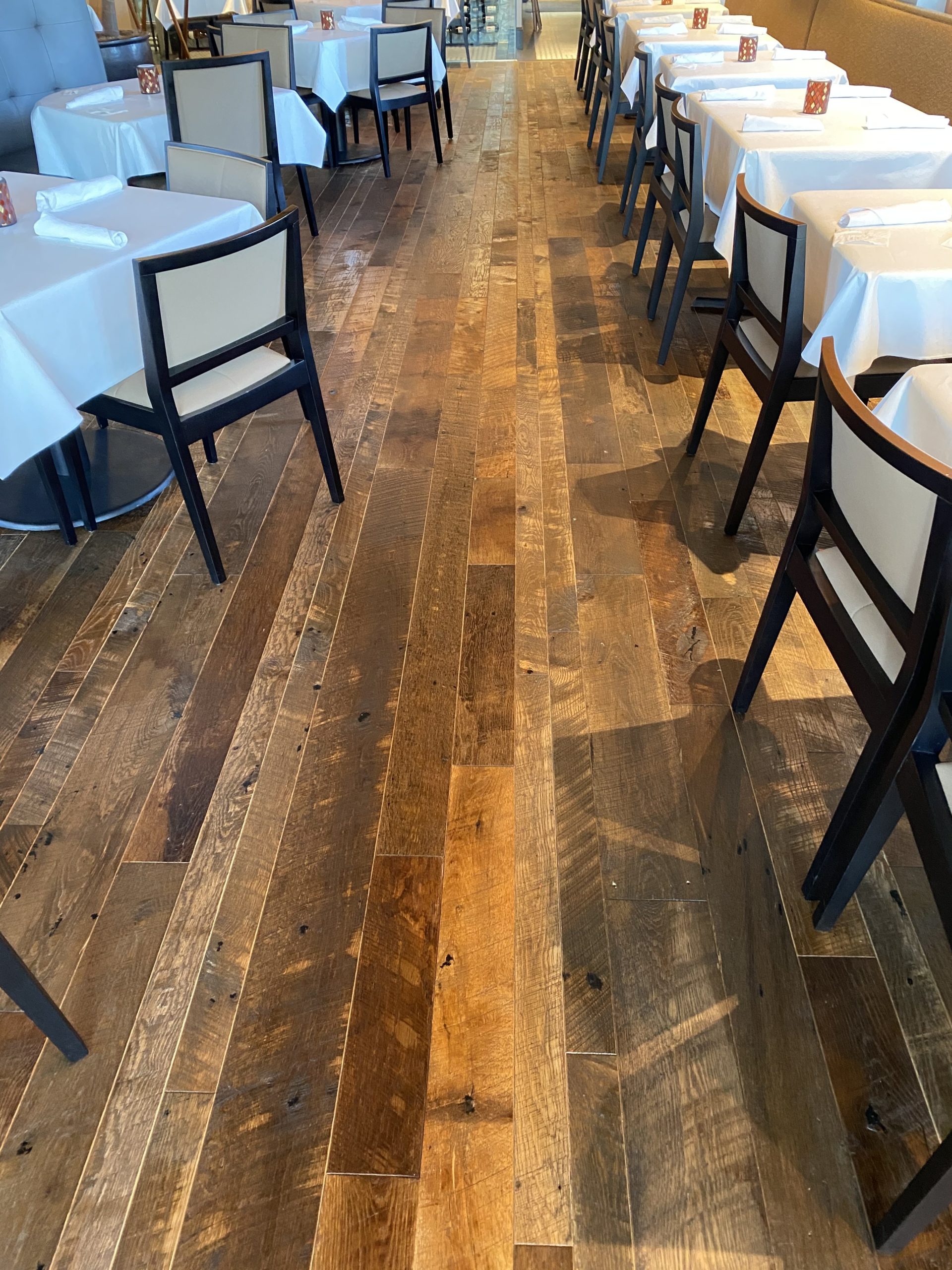 Original Face Reclaimed Oak Prefinished Engineered Flooring - Epic Chophouse