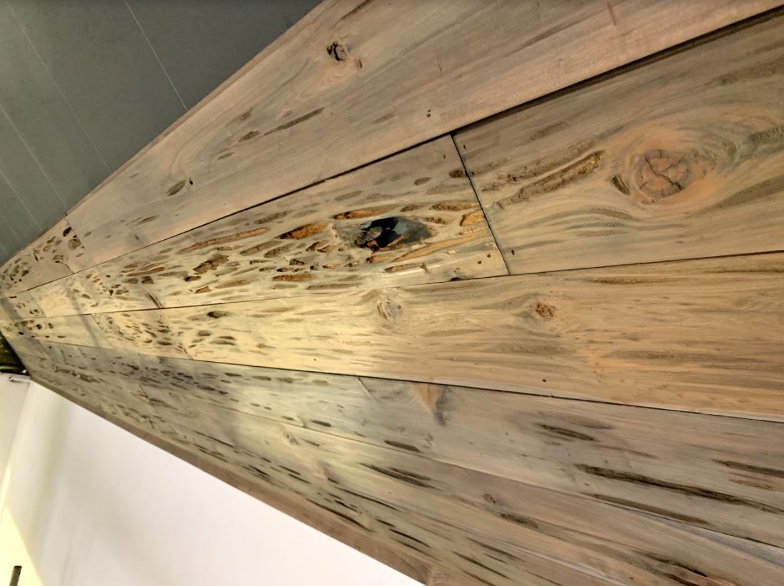 New Pecky Cypress Ceiling Planking
