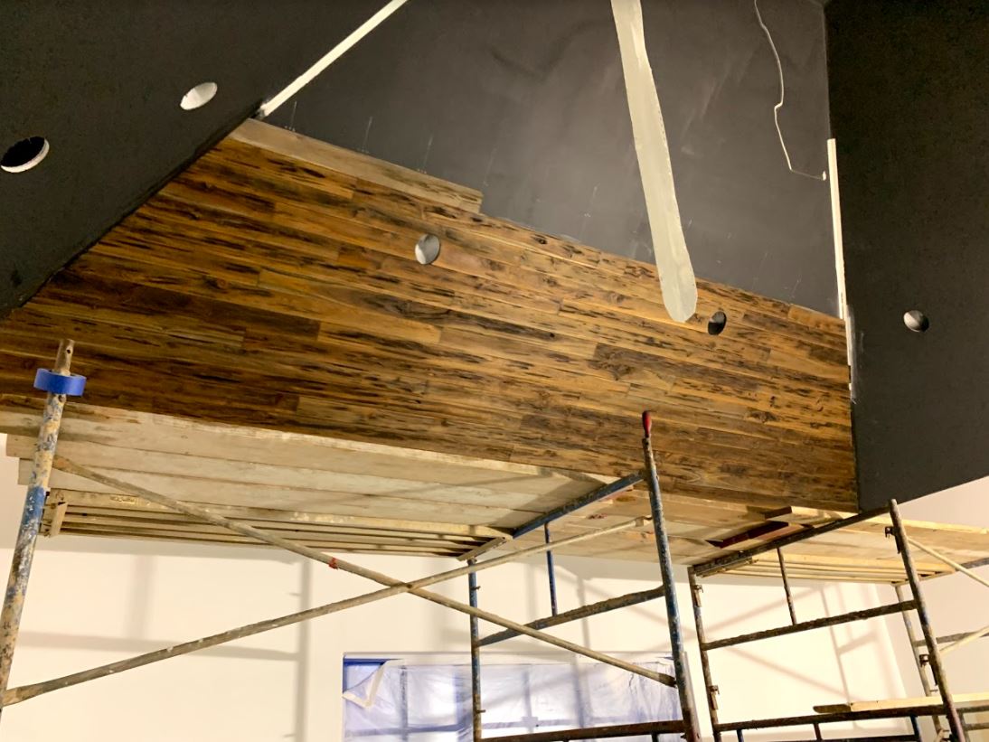 New Pecky Cypress Ceiling Planking