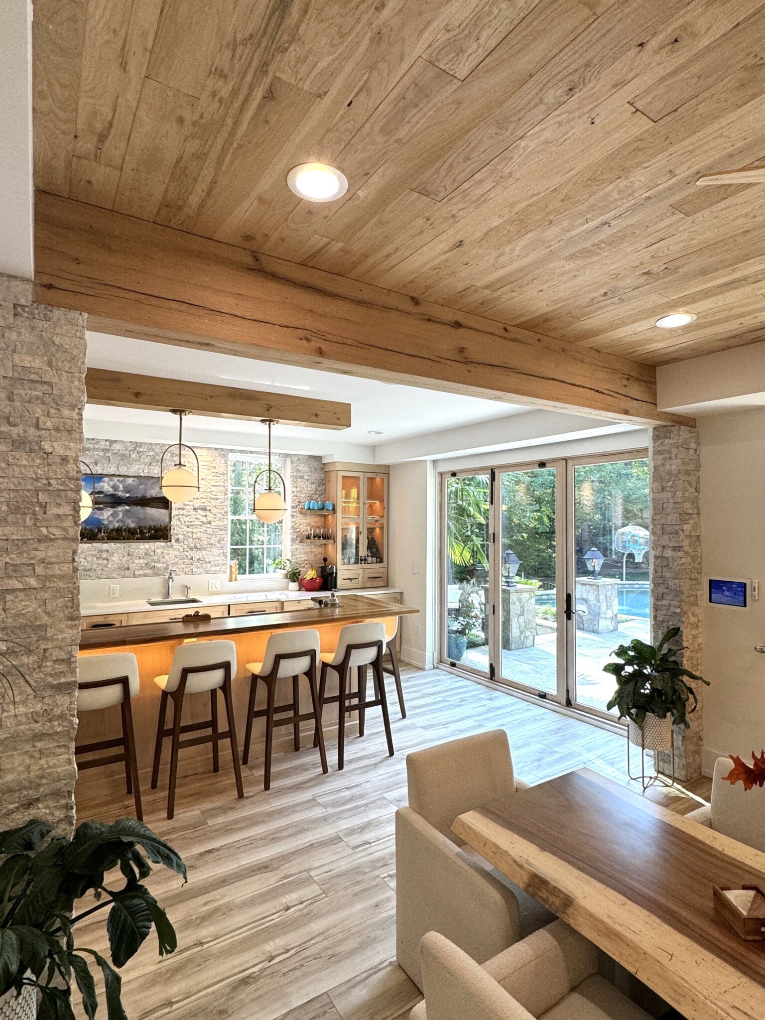 Reclaimed Wood Apartment Renovation With Soundproofing