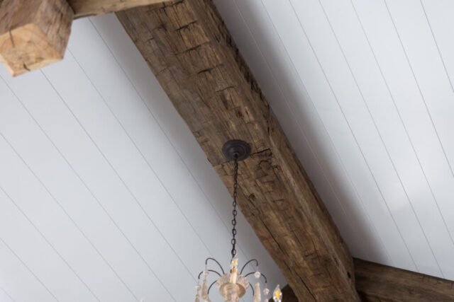 Antique Reclaimed Hand Hewn Box Beam