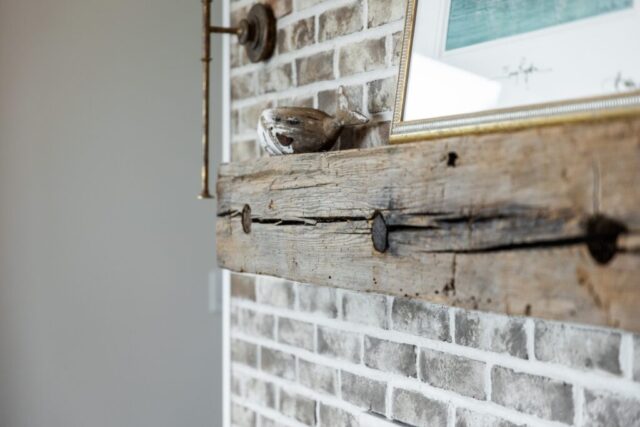 Reclaimed Solid Mantel