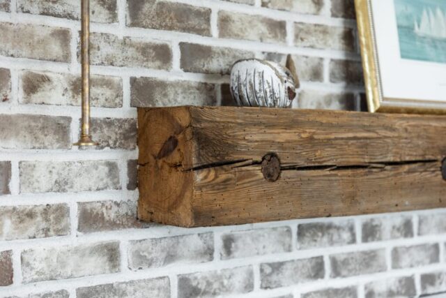 Reclaimed Solid Mantel