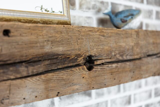 Reclaimed Solid Mantel