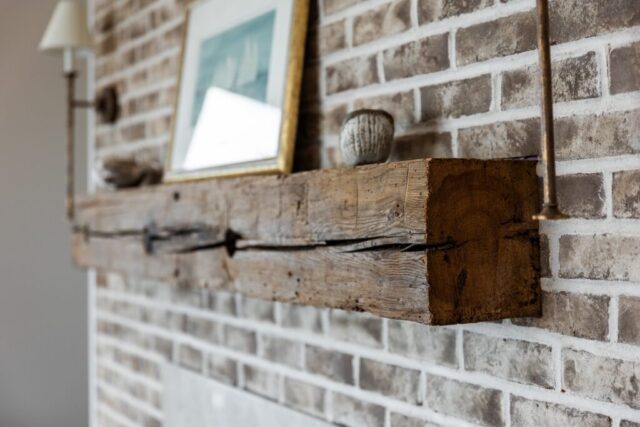 Reclaimed Solid Mantel