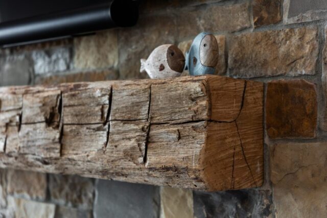 Reclaimed Solid Mantel