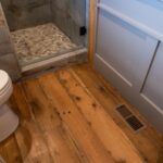 Original Face Reclaimed Oak Skip Planed Flooring