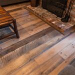 Original Face Reclaimed Oak Skip Planed Flooring