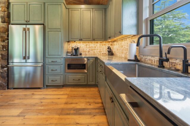 Original Face Reclaimed Oak Skip Planed Flooring