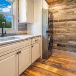 Reclaimed Weathered Grey Barnsiding and Original Face Reclaimed Skip Planed Oak Flooring