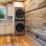Reclaimed Weathered Grey Barnsiding and Original Face Reclaimed Skip Planed Oak Flooring