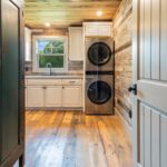 Reclaimed Weathered Grey Barnsiding and Original Face Reclaimed Skip Planed Oak Flooring