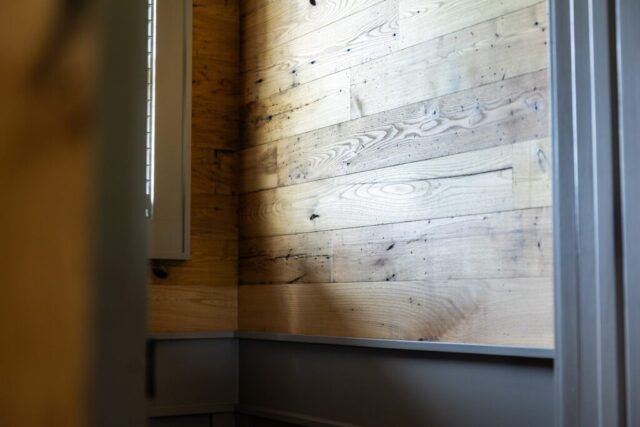Reclaimed Wormy Chestnut Wall Paneling