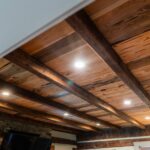 River Reclaimed Sinker Pecky Cypress Ceiling Planking