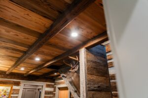 River Reclaimed Sinker Pecky Cypress Ceiling Planking