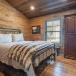 River Reclaimed Sinker Pecky Cypress Ceiling Planking, Reclaimed Wormy Chestnut Wall Paneling and Original Face Reclaimed Skip Planed Oak Flooring