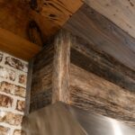 River Reclaimed Sinker Pecky Cypress Ceiling Planking and Weathered Grey Barnsiding